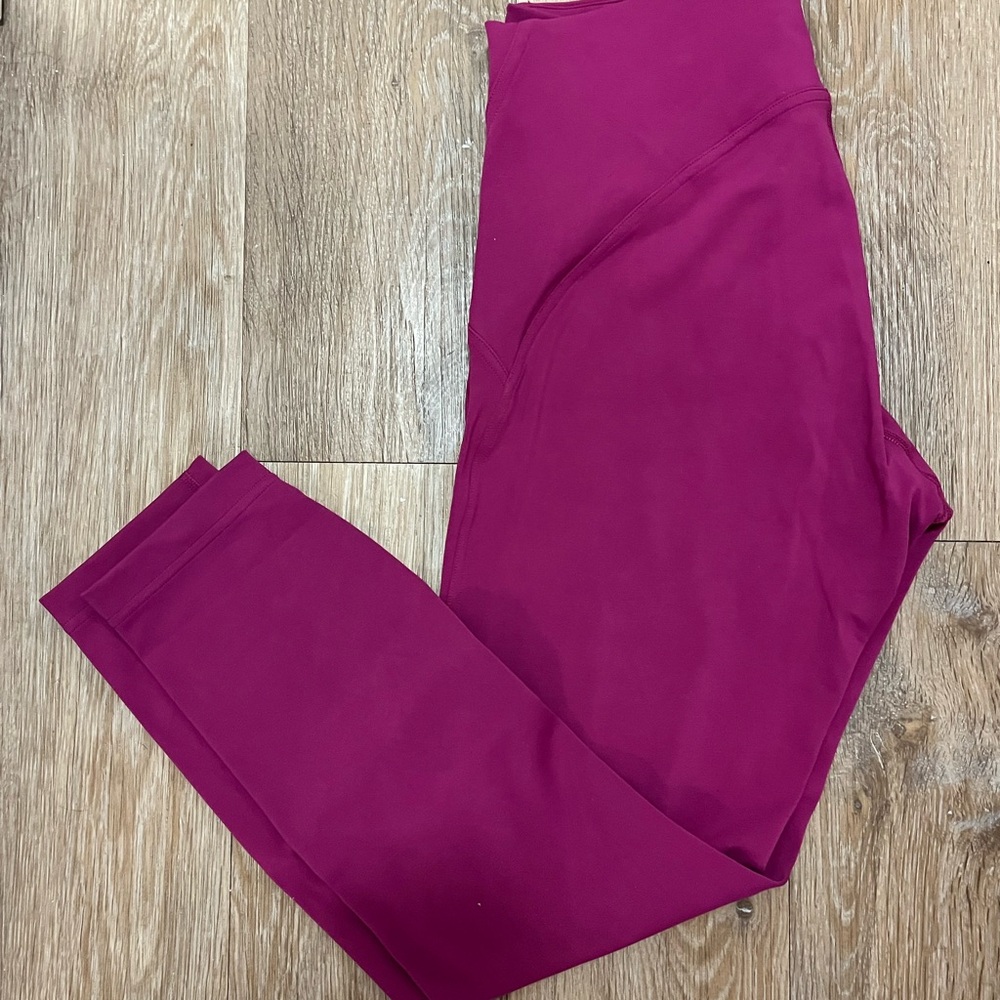 Lululemon Magenta Leggings - Picture 2 of 6